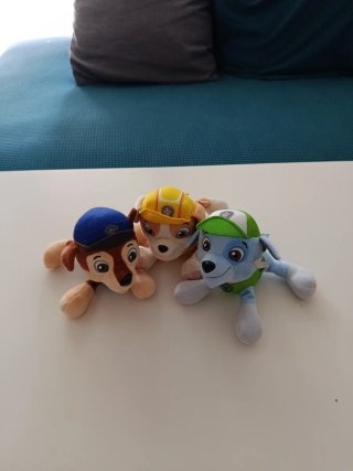 3 Peluches Patrulla Canina