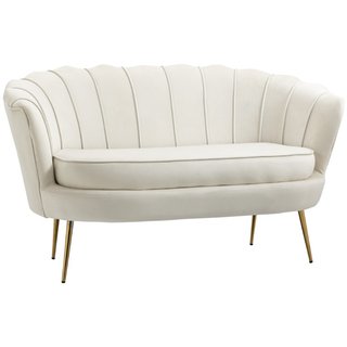 Vintage 2-Sitzer Sofa, Couch, Polstermöbel, Samtop