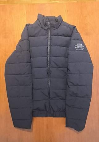 Cazadora acolchada Ecoalf azul marino