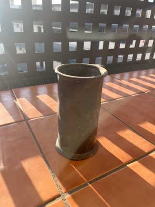 Jarra Medida Vintage de Metal 18 cm