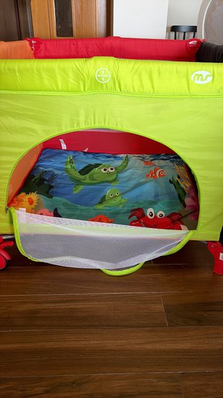 Parque Cuna Bebé Viaje Diseño Tortugas