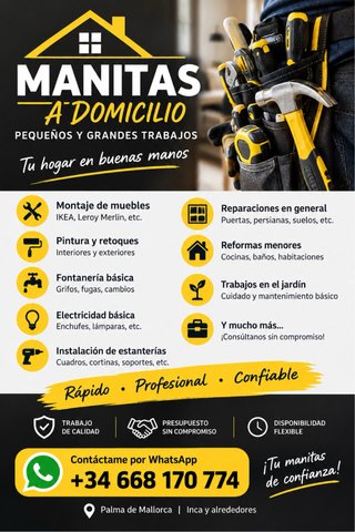 MANITAS A DOMICILIO – PALMA DE MALLORCA E INCA