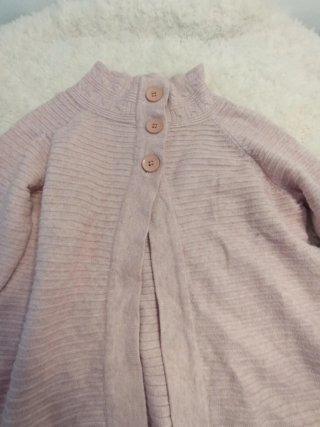 Cárdigan Rosa de Punto