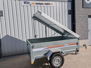 NUEVO: Remolque galvanizado con tapa 750 kg