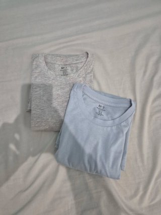 Pack 2 Camisetas Básicas H&M Essentials