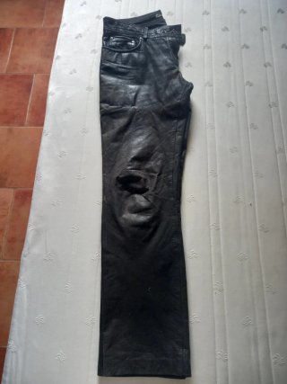 Pantalón de cuero para moto Muy cuidado en perfect