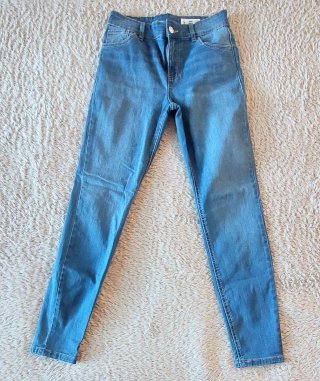 Pantalón vaquero skinny Lefties azul Talla 36