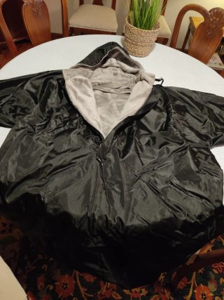 Capa impermeable con forro para silla de ruedas