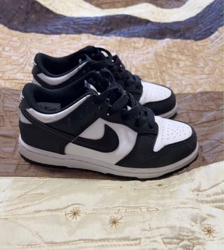 Nike Dunk Low Niño Negro y Blanco