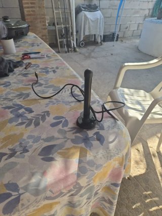 Antena TV Portátil para Campo y Camping