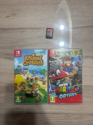 Animal Crossing, Mario Odyssey e Mario Kart.