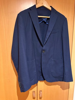 Americana Mango Slim Fit Azul Marino