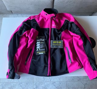 Chaqueta Moto 1UP4D Talla L Rosa Fucsia