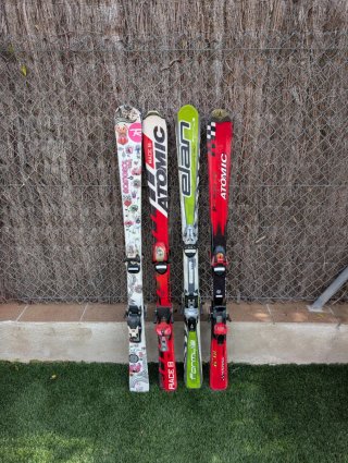 ESQUIS 130cm Elan/Atomic/Rossignol