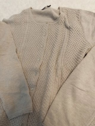 Jersey de punto beige