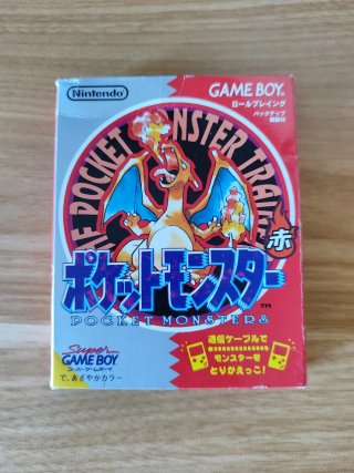 Pokémon Rojo (Pocket Monsters) - Game Boy Japonés