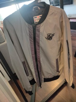 Chaqueta SikSilk Beige/Gris