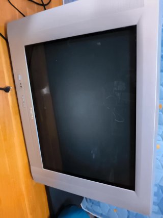 Televisor CRT Beige/Gris