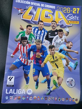 Libro Cromos La Liga Panini 2026-27 + 8 Cromos