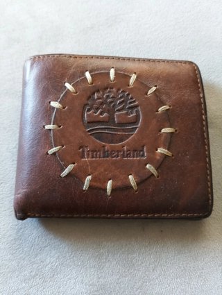 Cartera Timberland de cuero