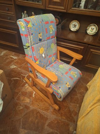 Butaca infantil con estampado de ositos