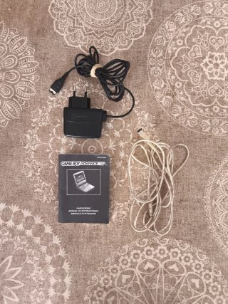 Caricatore e manuale originale Game Boy Advance SP