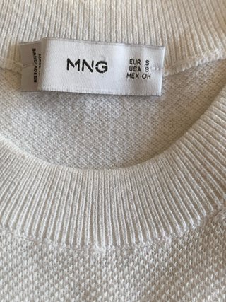 Pack 2 Camisetas Básicas Mango Blancas Talla S