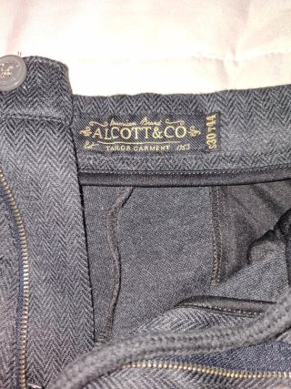 Pantalones Chinos Alcott&Co Gris Talla M