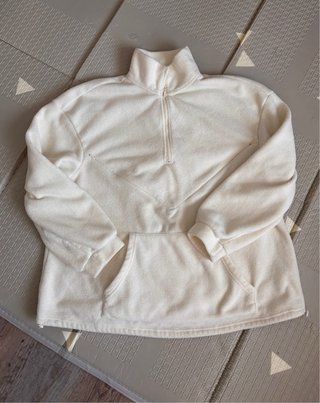 Sudadera Polar de Lactancia Blanca
