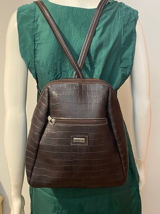 Bolso Mochila El Potro Piel Convertible Marrón
