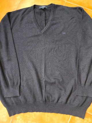 Jersey Burberry Negro V-Neck