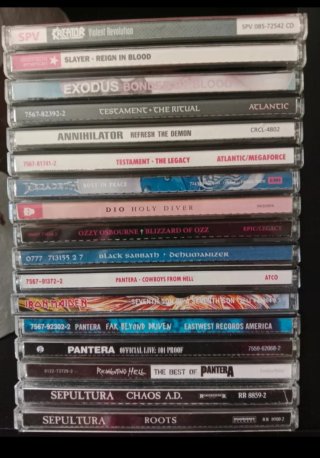 Lote 15 CDs Heavy Metal