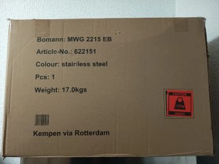 Microondas integrable grill Bomann MWG 2215 EB
