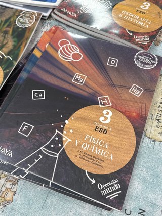 libro de 3 ESO de física y química ANAYA