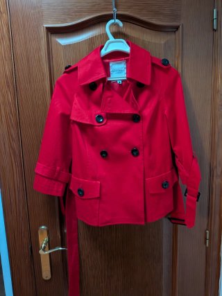 Chaqueta Roja Bershka Talla L