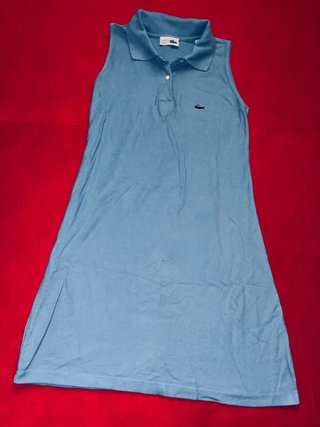 Vestido Polo Lacoste Azul Talla XL