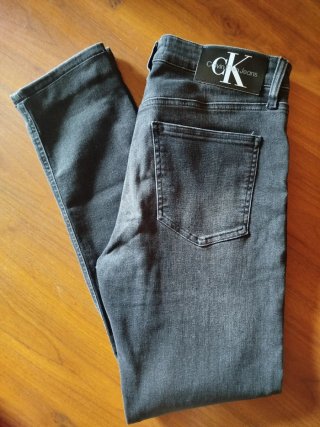 Pantalón Calvin Klein Talla 33 Gris Oscuro