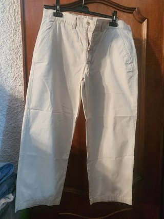 Pantaloni Yves Saint Laurent Beige Taglia 50