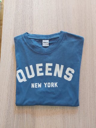 Camiseta Bershka Azul Queens Talla S