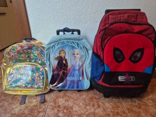 Lote de 3 Mochilas Infantiles