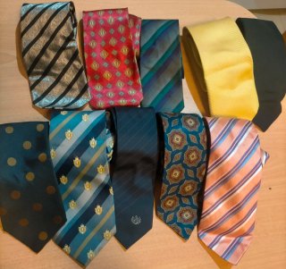 Lote 8 Corbatas Varias Marcas