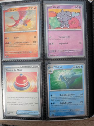 Lote 4 Cartas Pokémon TCG Chispas Fulgurantes