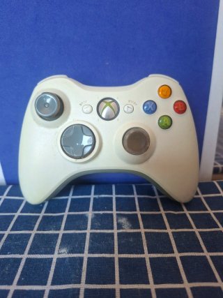 XBOX 360 ORIGINAL MANDO BLANCO WIRELESS
