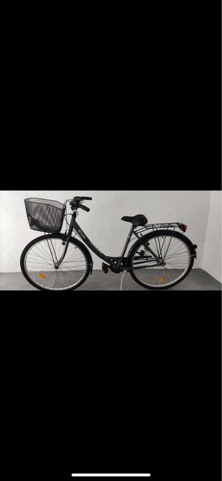 Bicicleta Paseo B'Twin Elops City Negra- Como nuev