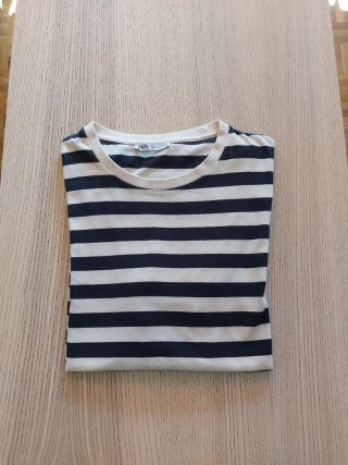 Camiseta Zara Rayas Hombre Talla S