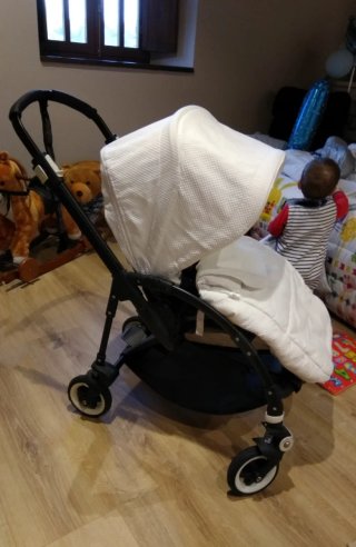 Saco de pique blanco para Bugaboo bee