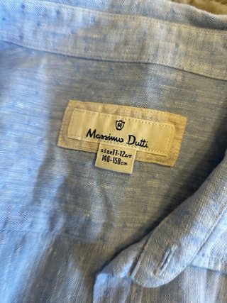 Camisa Massimo Dutti Azul