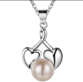 Colgante de Plata de Ley 925 con Perla