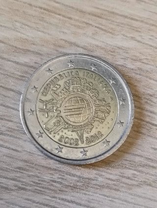 Moneda 2€ Italia 2002-2012 Conmemorativa
