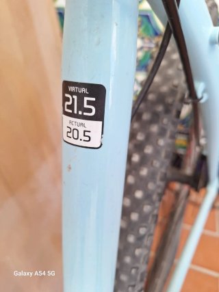 Bicicleta VIRTUAL 21.5 ACTUAL 20.5